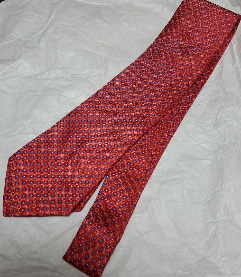 DORMEUIL レッドネクタイ