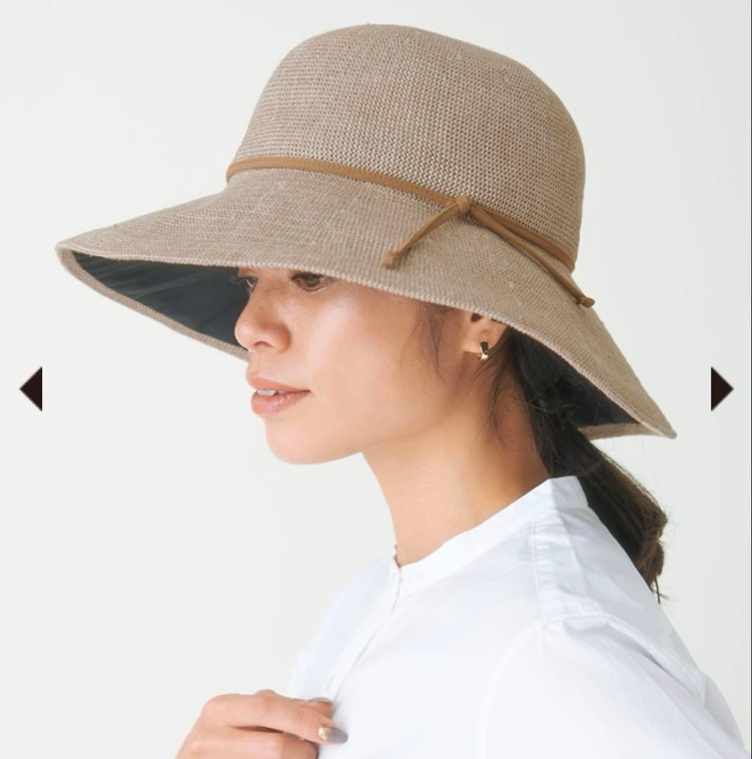 【美品】サンバリア100 リネンサーモハット