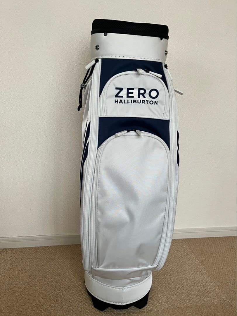 ZERO HALLIBURTON キャディバッグ ホワイト/ネイビー