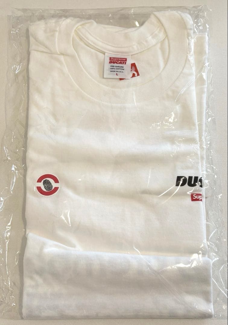 Supreme x Ducati Logos Tee White Lサイズ