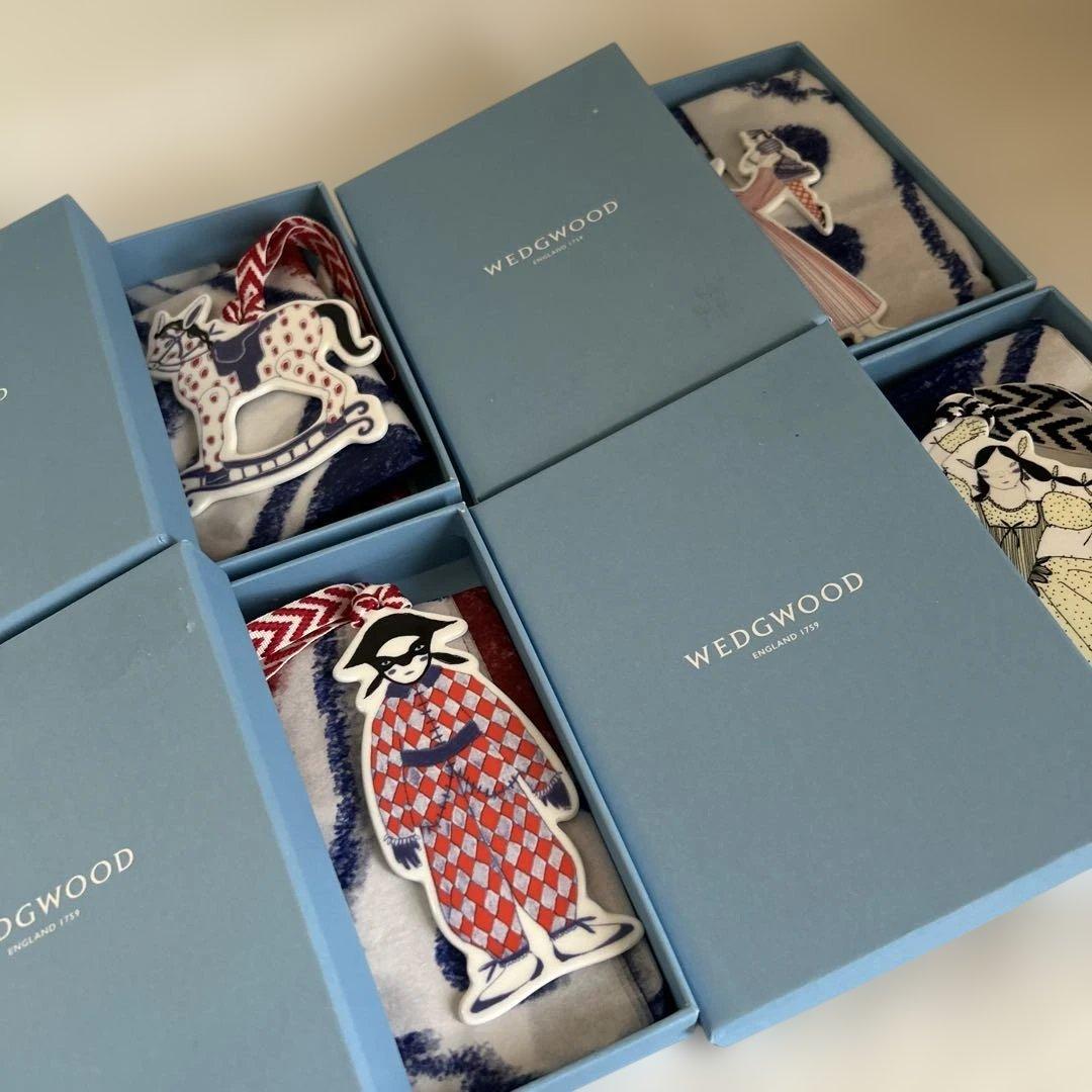 【新品】 ウエッジウッド ホリディオーナメント 4点セット