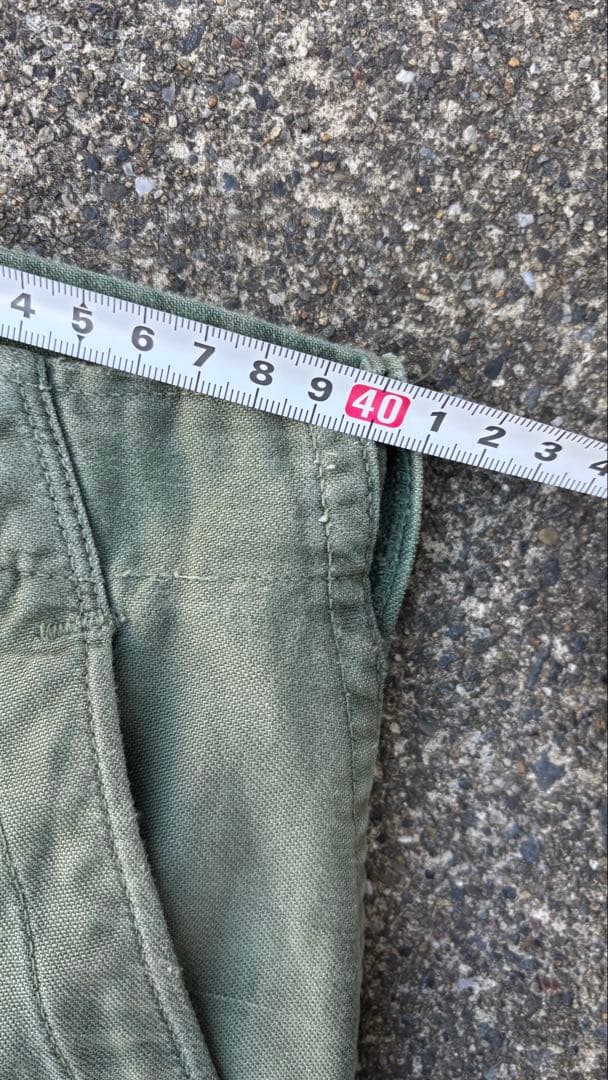 ベイカーパンツ　60s コットンサテン