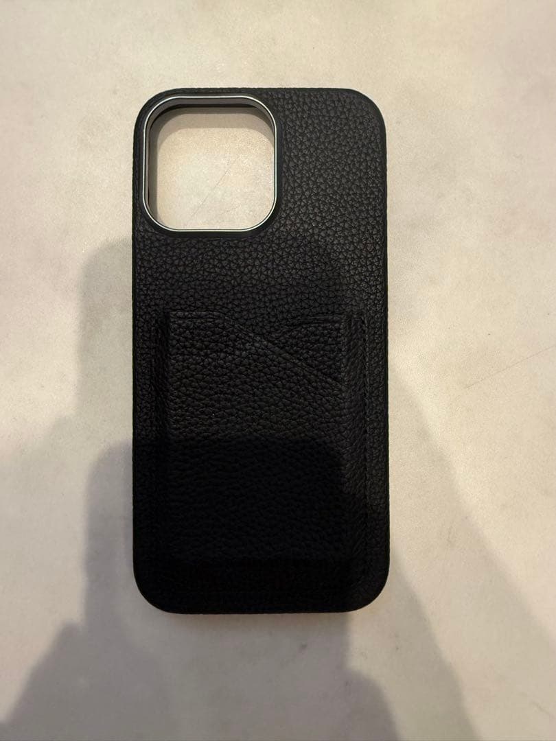 ボナベンチュラ　iPhone 16 Pro Max レザーケース ブラック