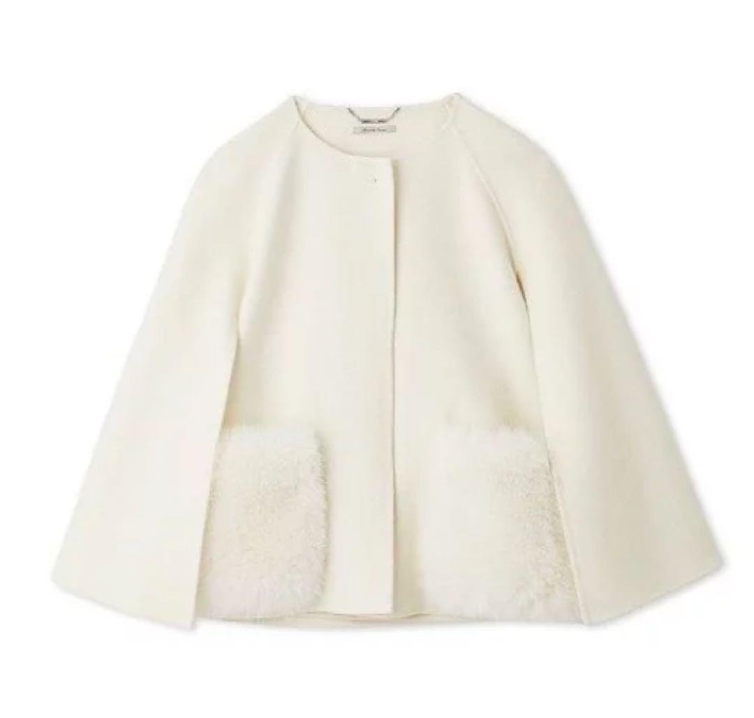 も*ん様 【新品タグ付き】CELFORD セルフォード　ファーポケット　ケープ