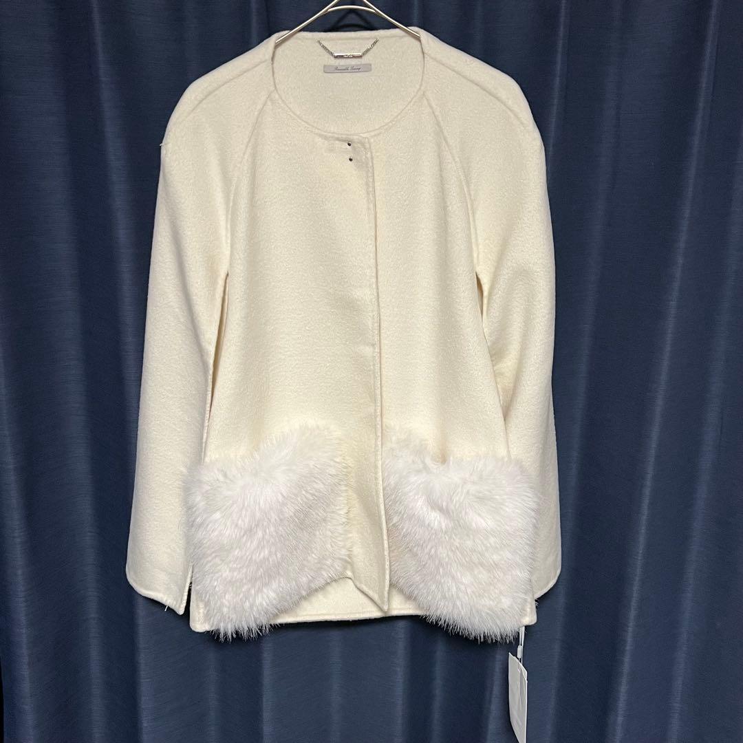 も*ん様 【新品タグ付き】CELFORD セルフォード　ファーポケット　ケープ