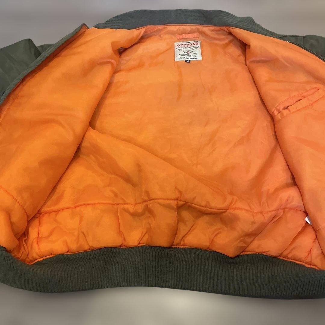 90S OFFROAD MA-1 フライトジャケット 短丈 サイズM