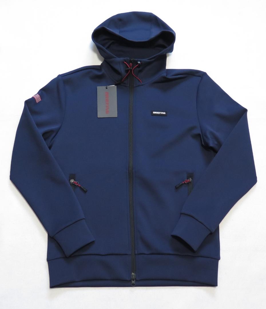ⓂBRIEFING GOLF ブリーフィングゴルフ3Dロゴパーカーネイビー