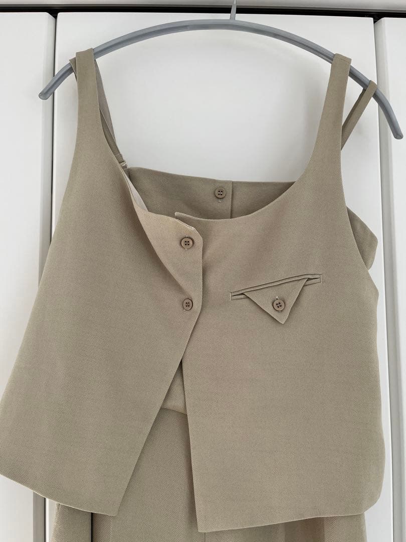 【最終値下げ】Ameri VEST SET BARE TOP ROMPERS