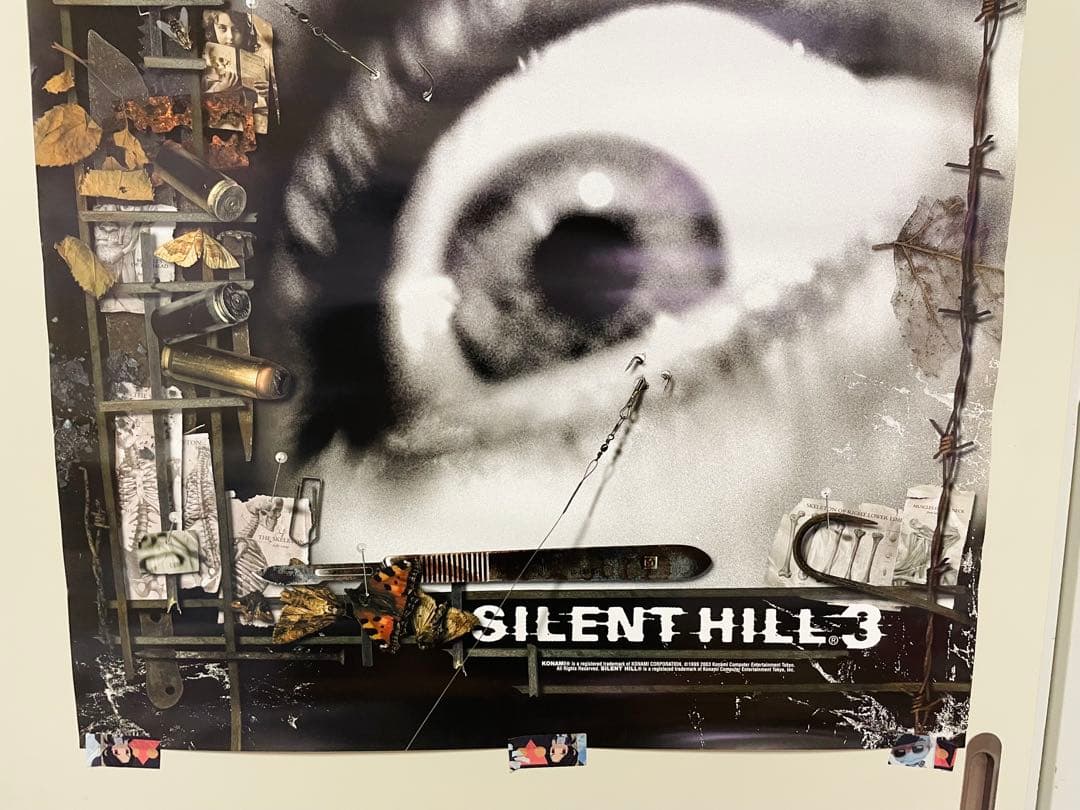 希少！★ サイレントヒル3 ポスター2枚セット A1 ヘザー 目のアップ