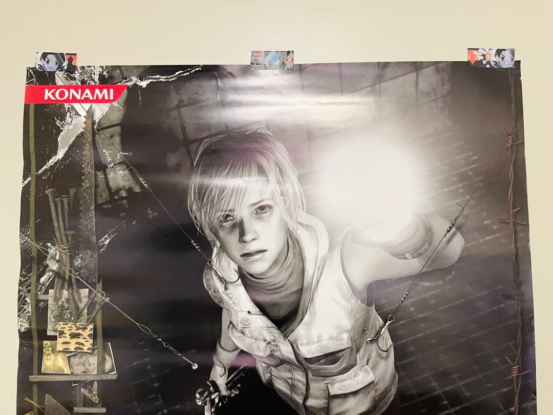 希少！★ サイレントヒル3 ポスター2枚セット A1 ヘザー 目のアップ