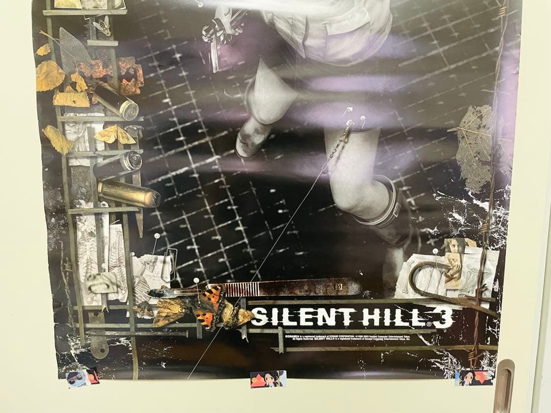 希少！★ サイレントヒル3 ポスター2枚セット A1 ヘザー 目のアップ