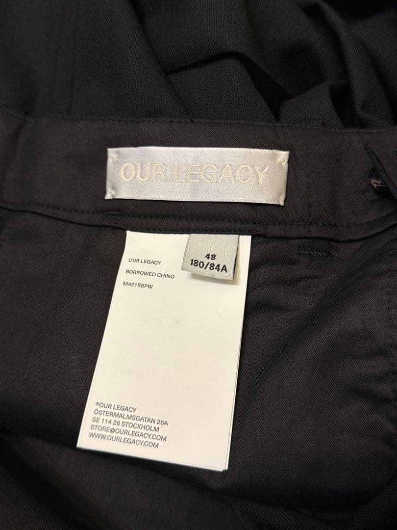 OUR LEGACY BORROWED CHINO ボロードチノ48
