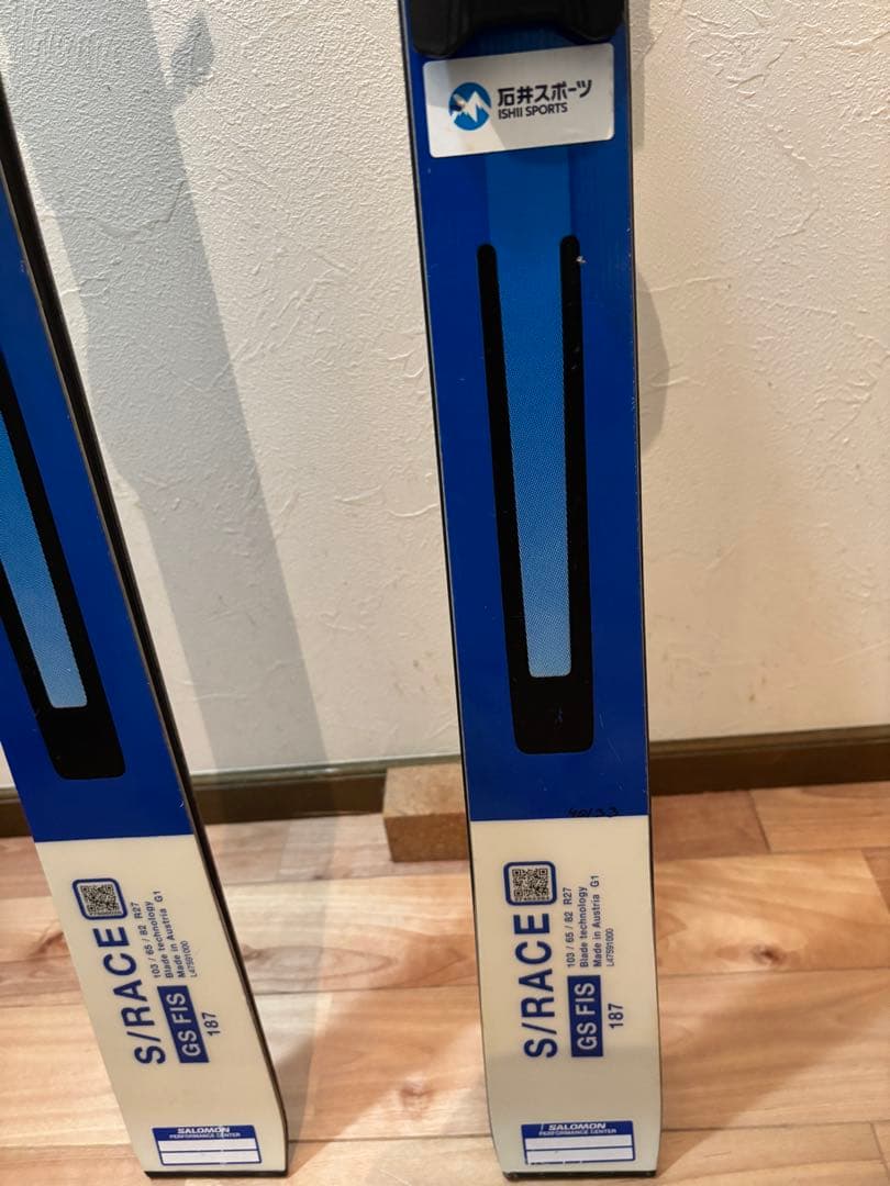 美品サロモン スキー FIS 187 R27 GS ICON16チューンナップ済