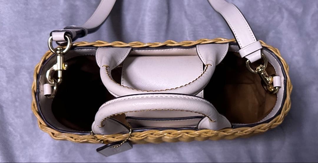 コーチ　2wayカゴバッグ