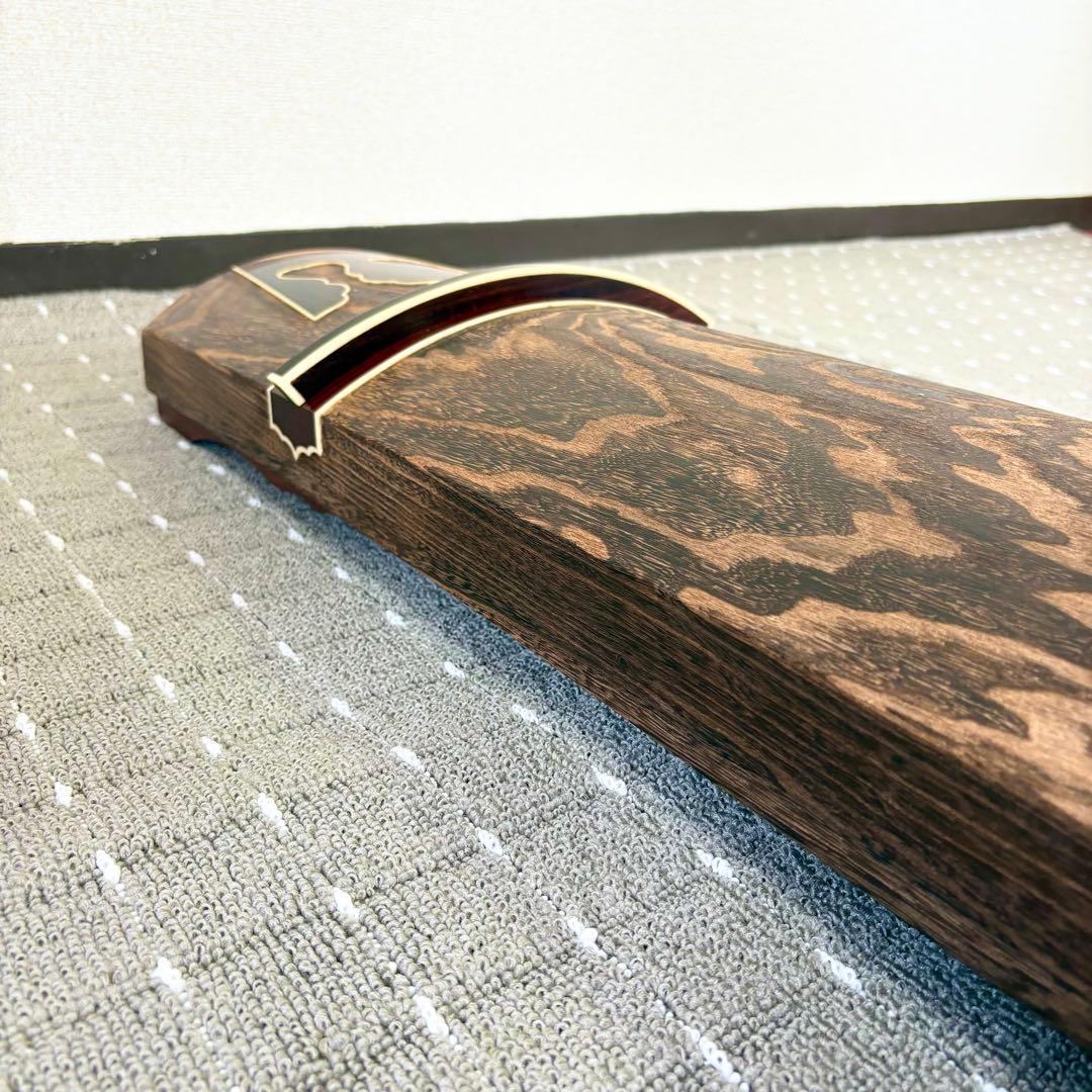 新品未使用 お琴 フルセット付属品付 上角すだれ彫 定価40万円相当 糸張り込