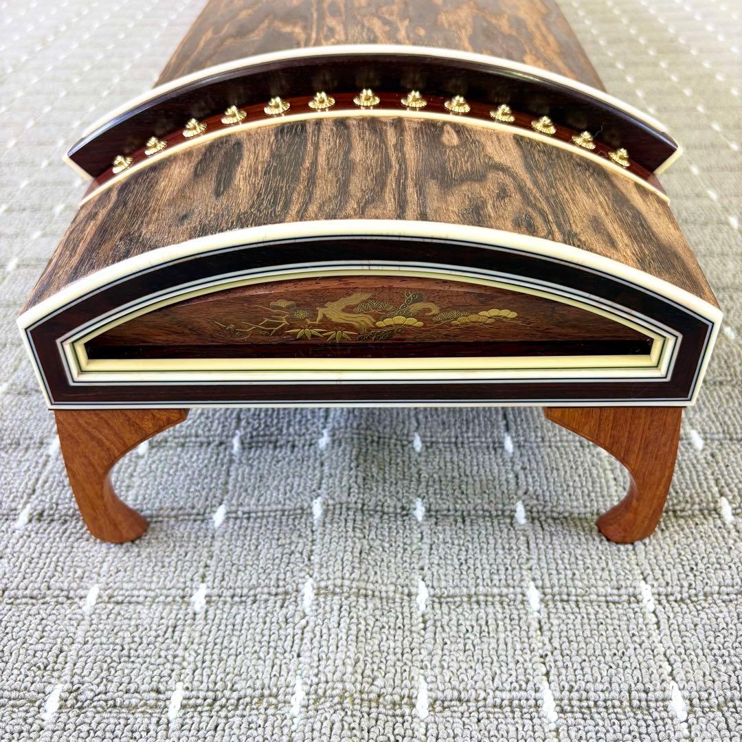 新品未使用 お琴 フルセット付属品付 上角すだれ彫 定価40万円相当 糸張り込