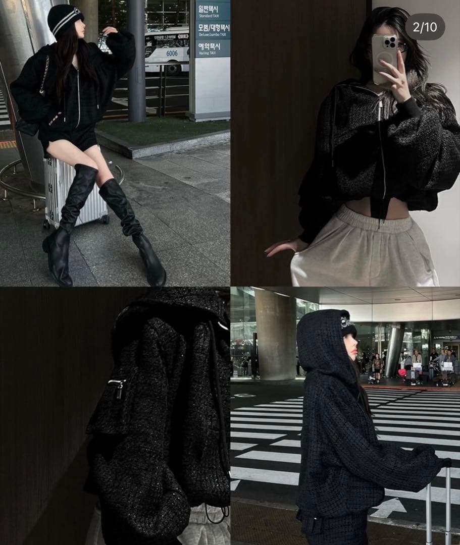 Darich ダーリッチ ツイードカーゴセットアップ