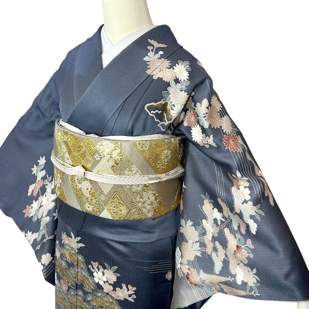 うめ　訪問着　付下げ　着物