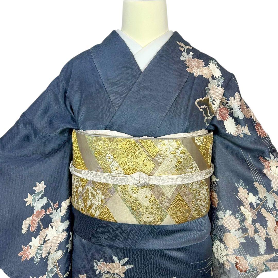 うめ　訪問着　付下げ　着物