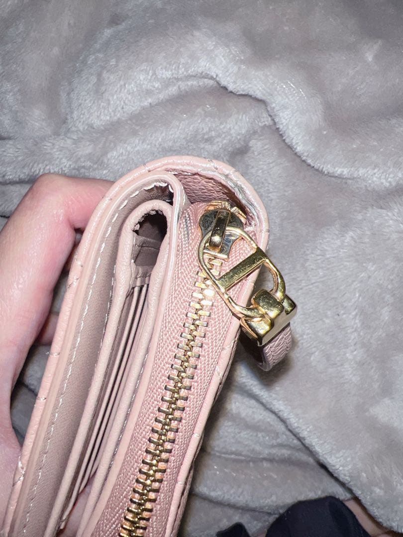 Christian Dior 二つ折り財布 ピンク