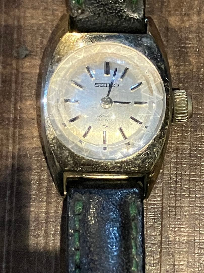 SEIKO セイコー ヴィンテージ 腕時計 14K WG刻印あり 不動 要整備