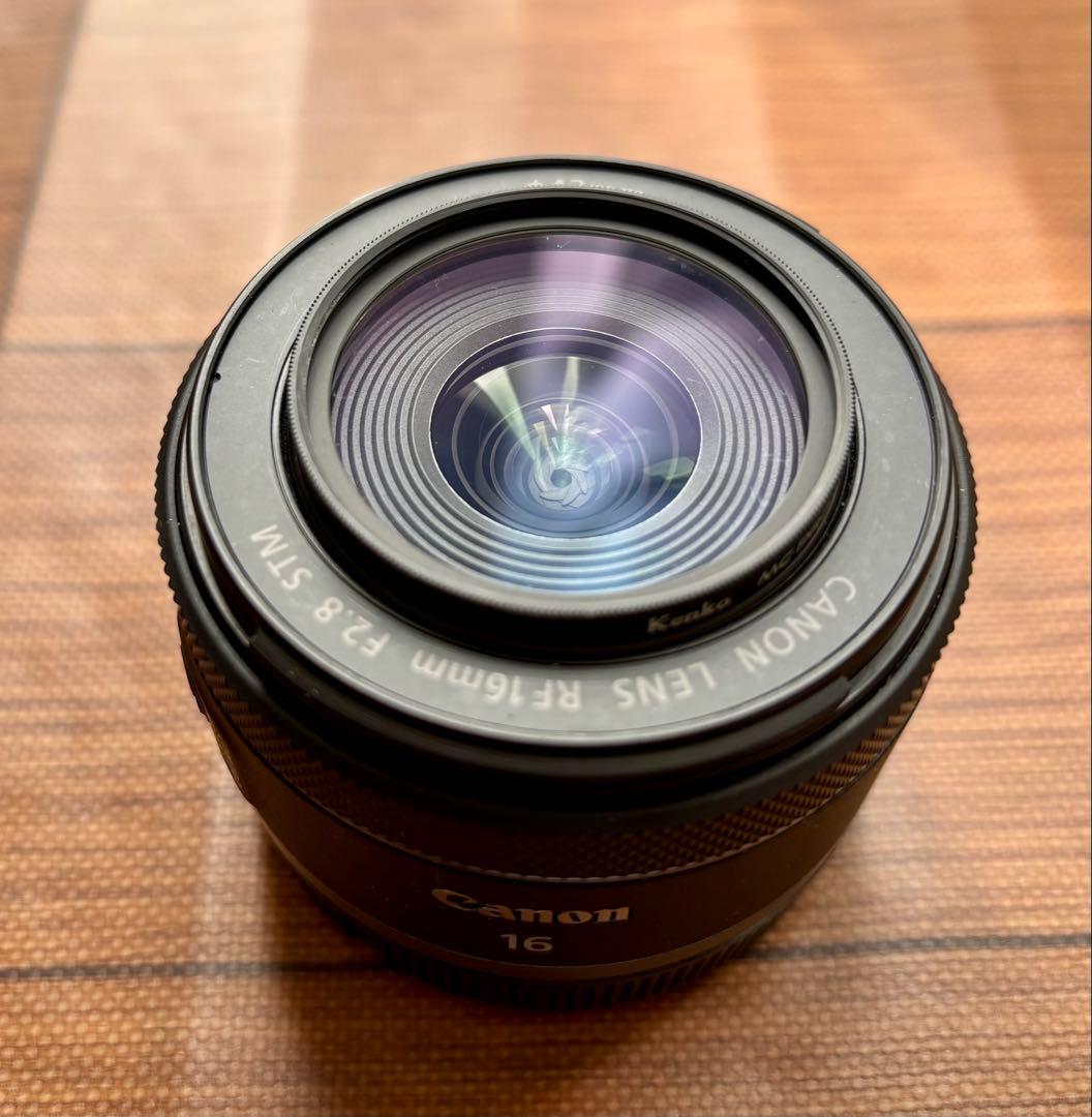 Canon RF 16mm F2.8 STM レンズ フード＆フィルター付き