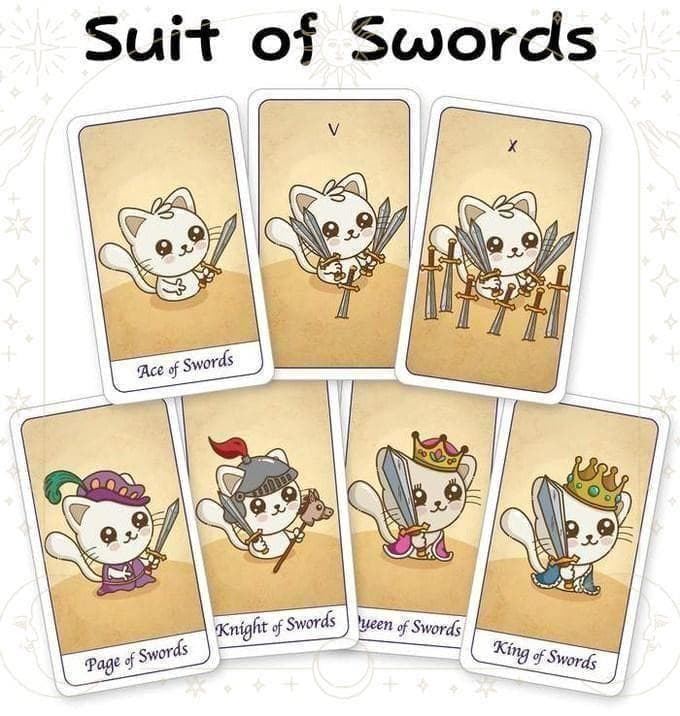 【正規品タロットカード】海外インディーズデッキ✨キュート猫ちゃんキャットタロット