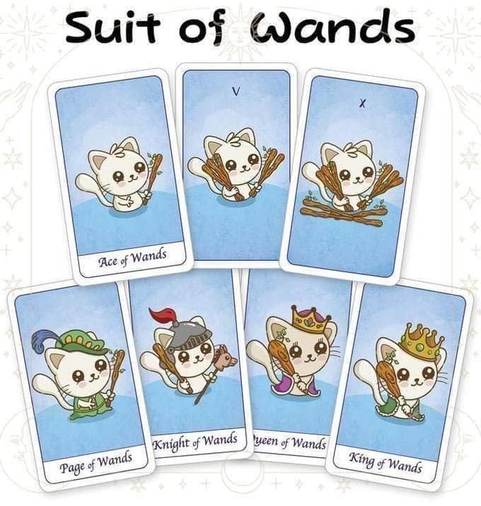 【正規品タロットカード】海外インディーズデッキ✨キュート猫ちゃんキャットタロット