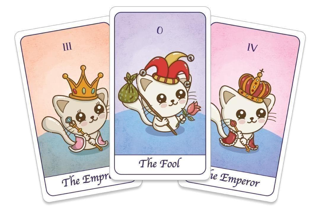 【正規品タロットカード】海外インディーズデッキ✨キュート猫ちゃんキャットタロット