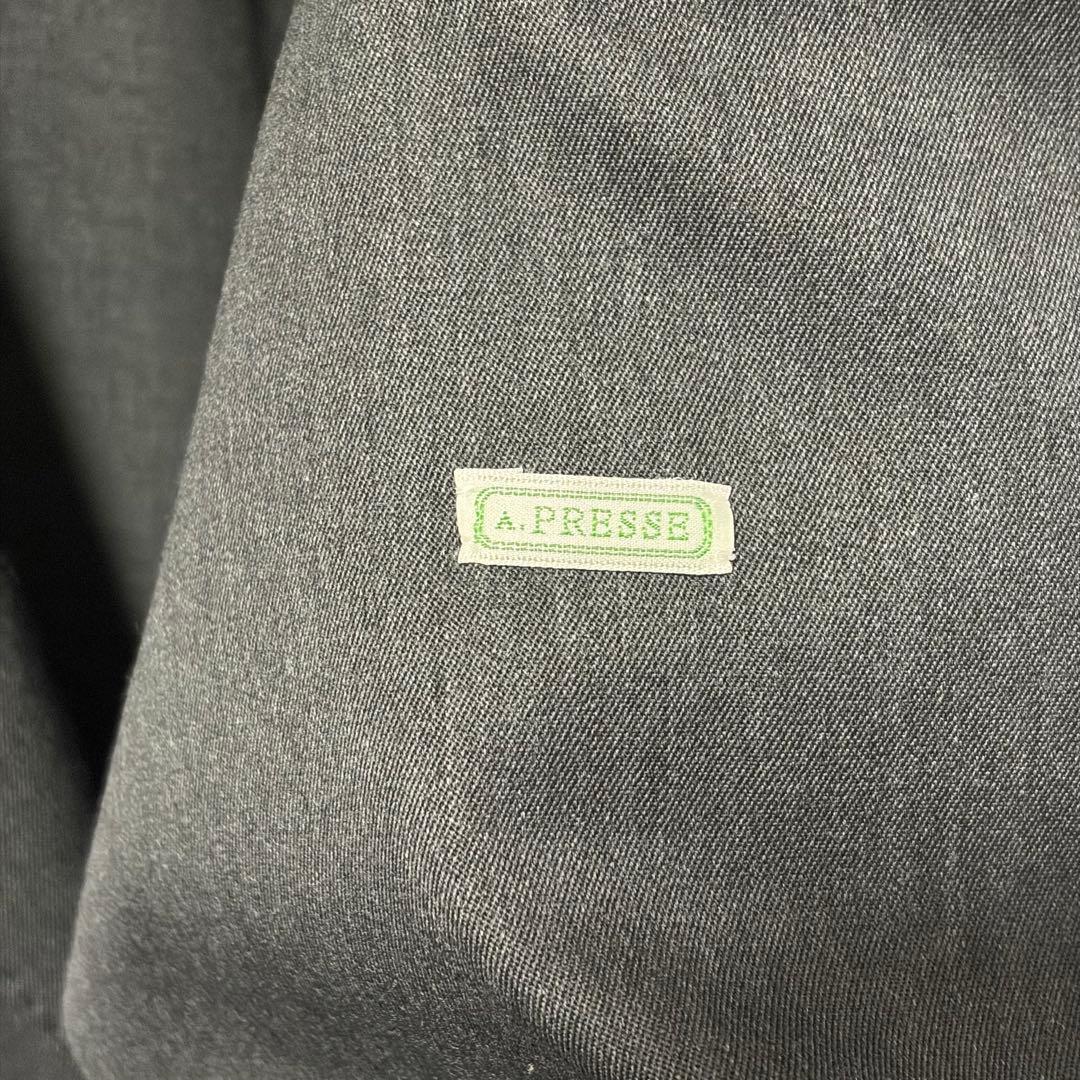 A.PRESSE ダークグレー ダブルブレストジャケット