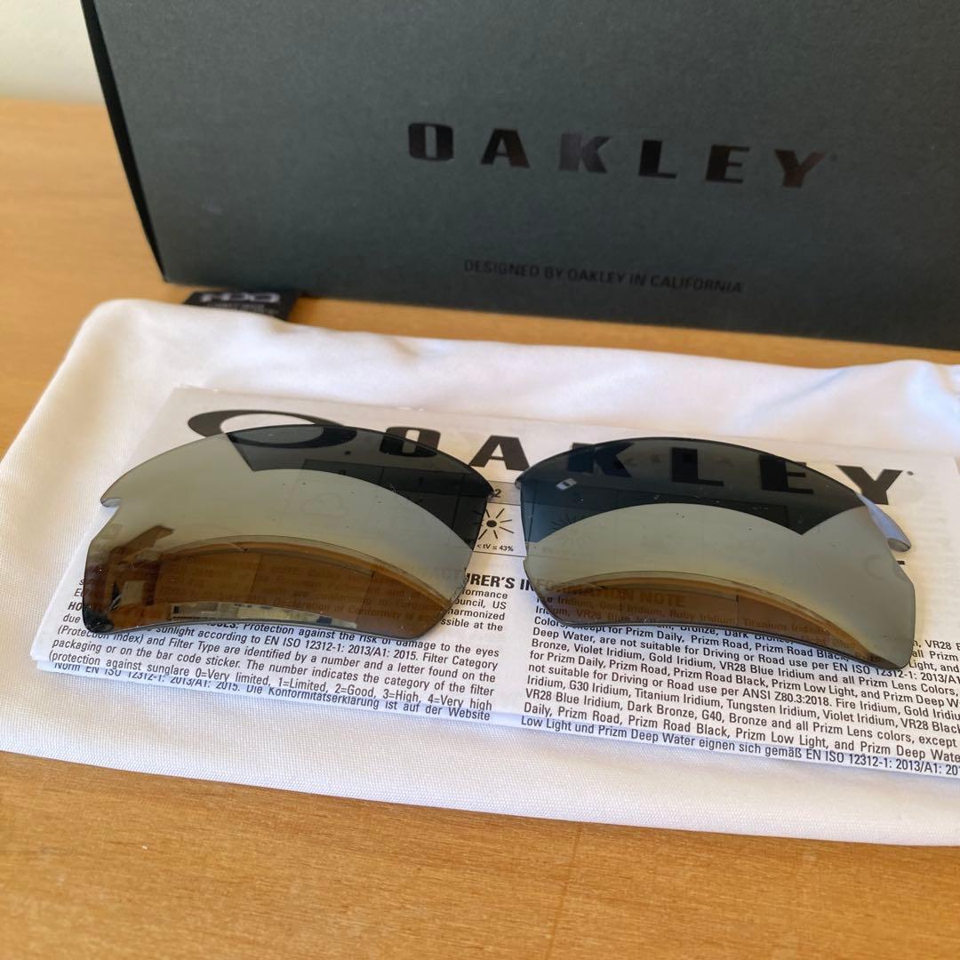 偏光　Oakley オークリー　FLAK 2.0 カーボンブラック　純正レンズ付