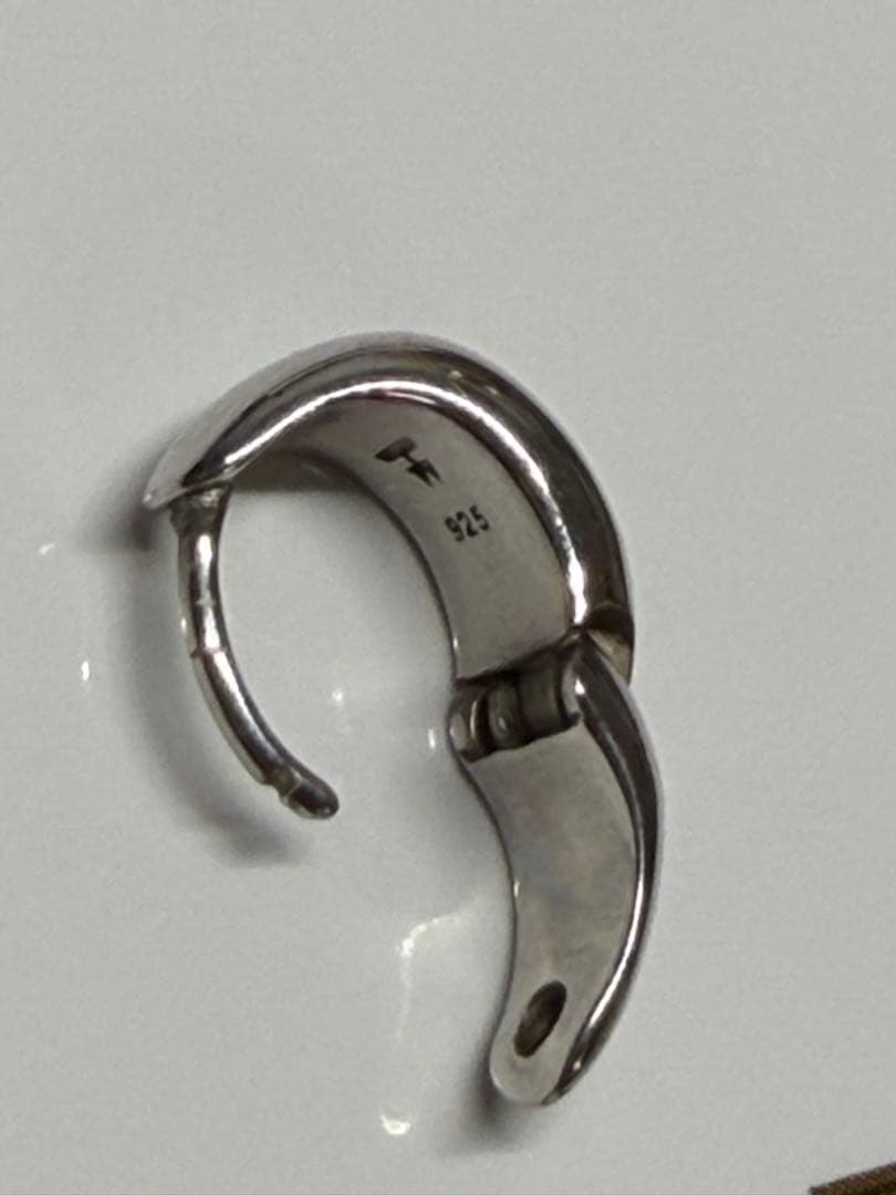 TOMWOOD 925シルバー フープピアス