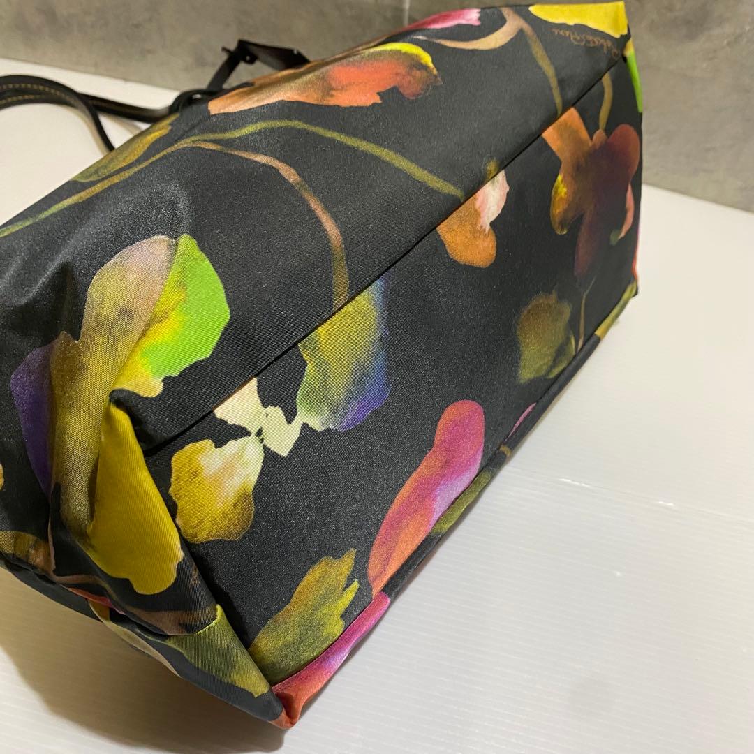 【極美品】ROBERTA PIERI FLOWER LARGE TOTE BAG