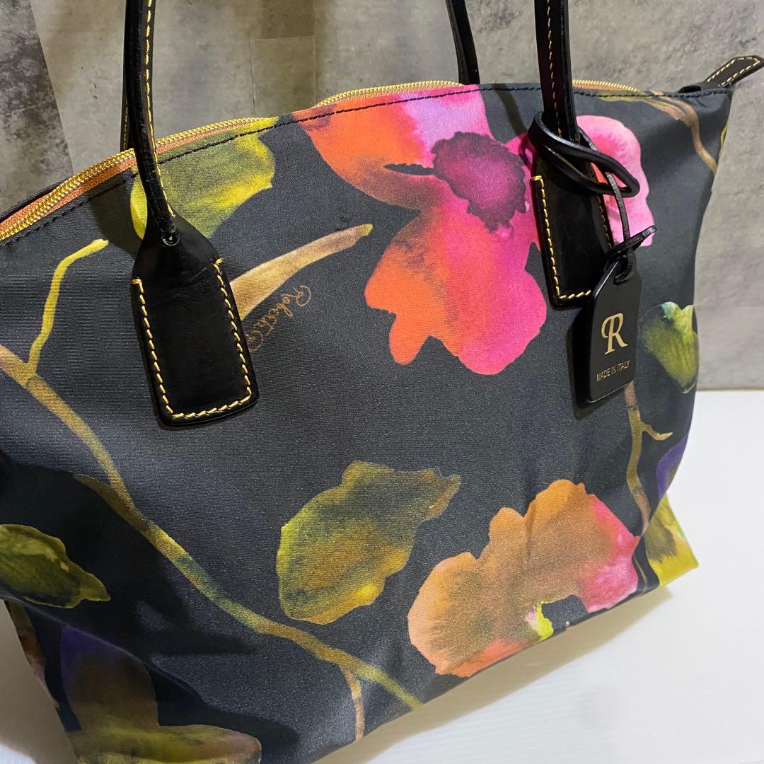 【極美品】ROBERTA PIERI FLOWER LARGE TOTE BAG