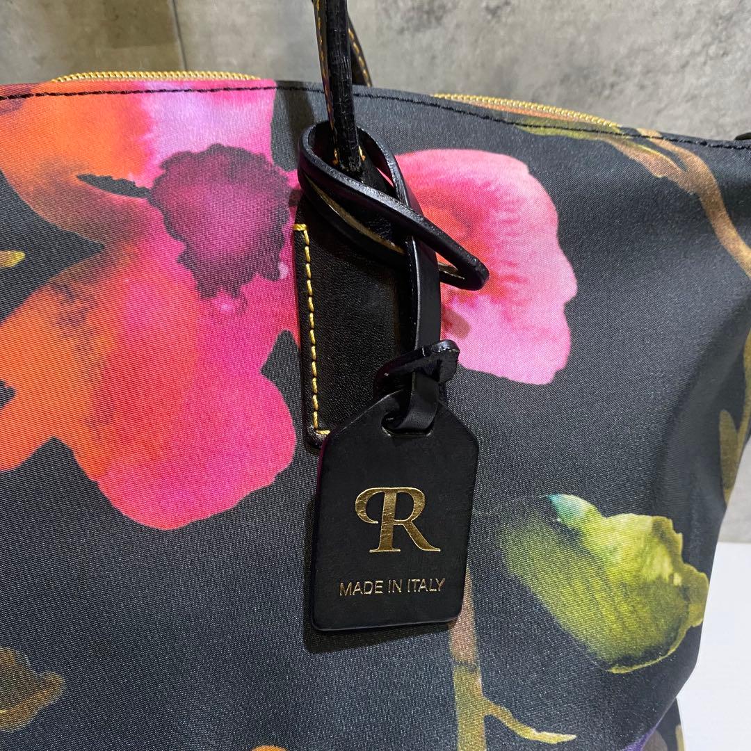 【極美品】ROBERTA PIERI FLOWER LARGE TOTE BAG
