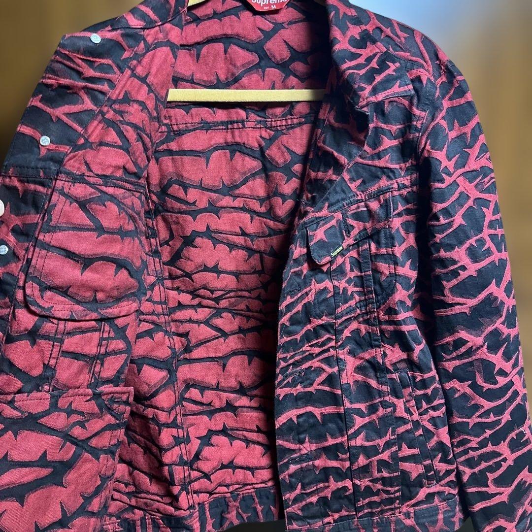 M*k様 supreme ソーン柄トラッカージャケット