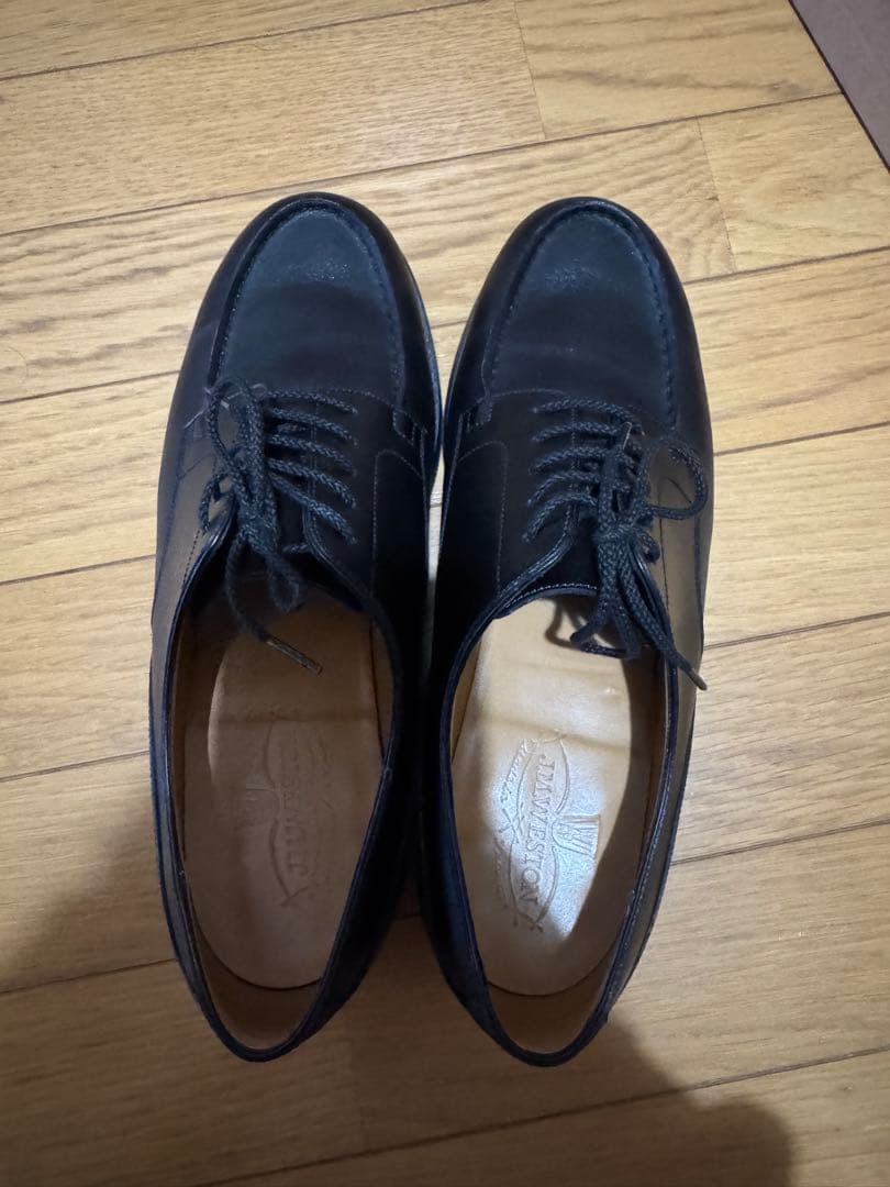 J.M. WESTON ブラックレザー ドレスシューズ