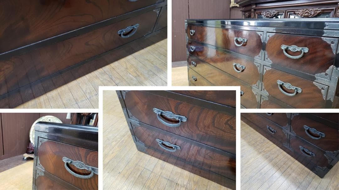 D11　2列4段８杯　時代箪笥