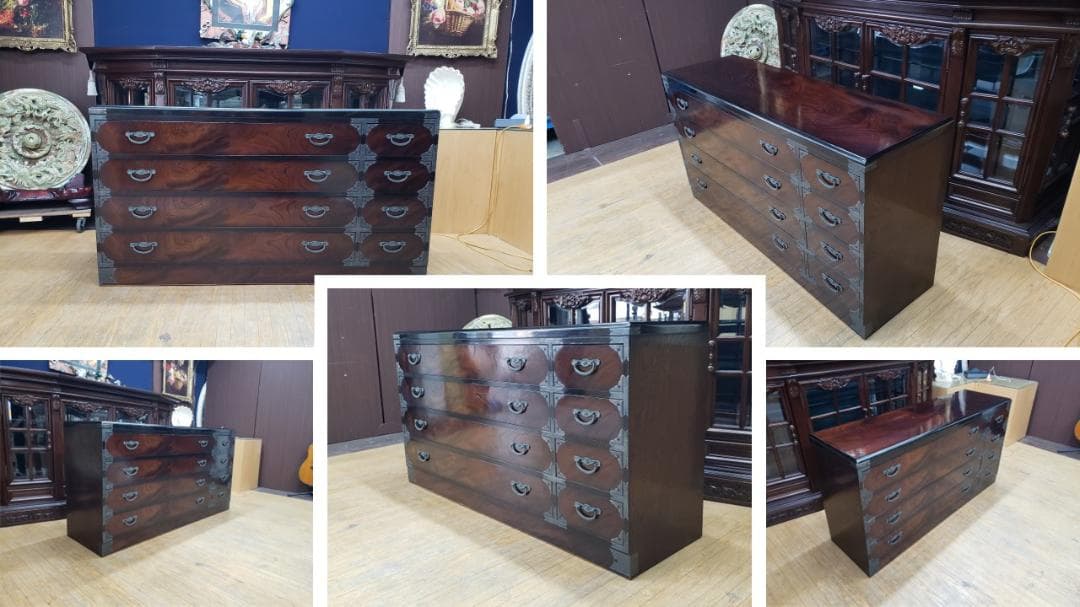 D11　2列4段８杯　時代箪笥