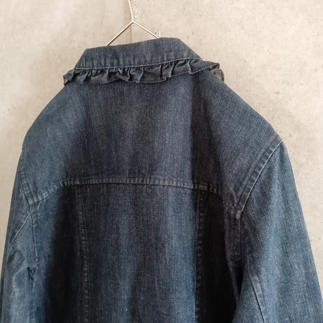 INGEBORG インゲボルグ フリル デニムジャケット　 日本製 X3781