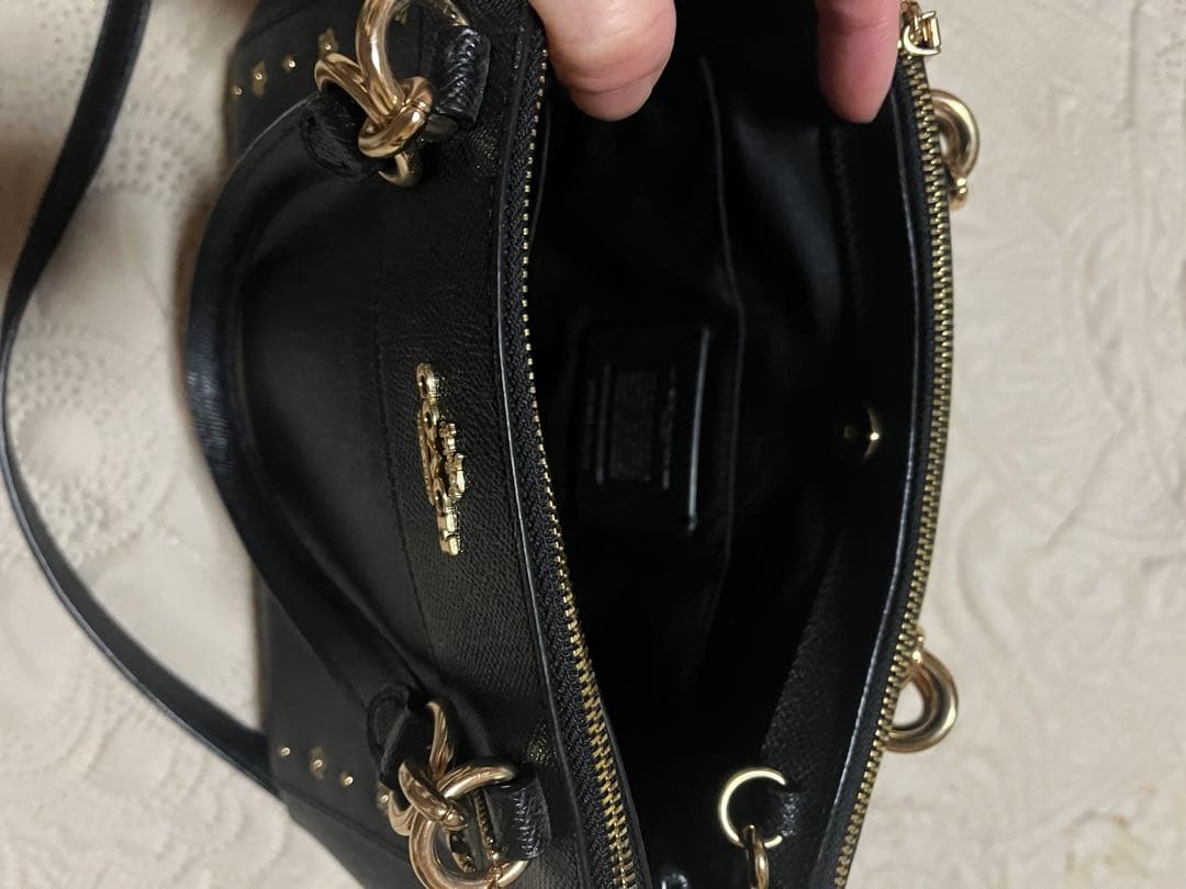 美品　COACH　ハンドバッグ　ショルダーバッグ　2way ブラック コーチ