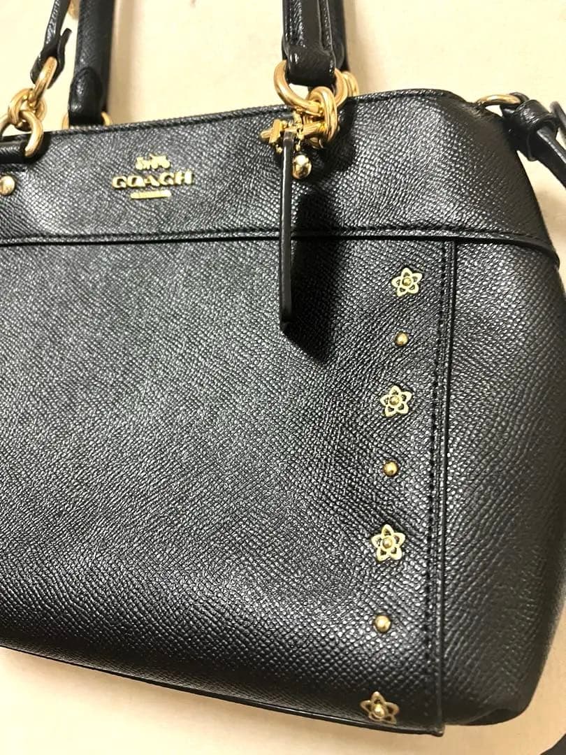 美品　COACH　ハンドバッグ　ショルダーバッグ　2way ブラック コーチ