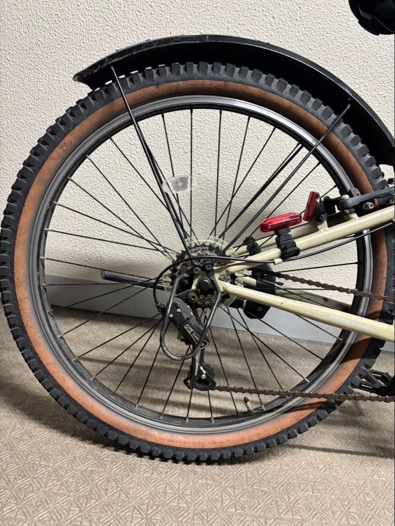 最終価格‼︎カーキ 自転車 26インチ