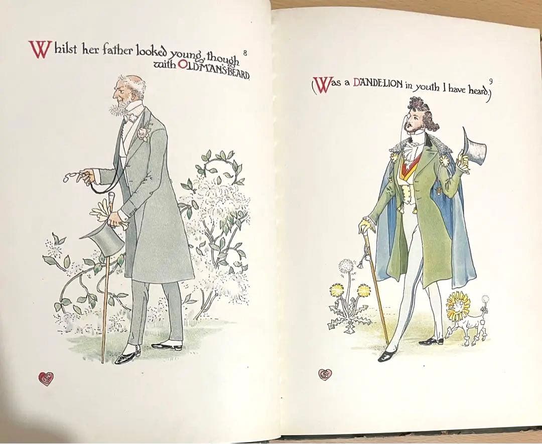 No.218レア 超希少 アンティーク 古書 洋書 絵本 ウォルター・クレイン