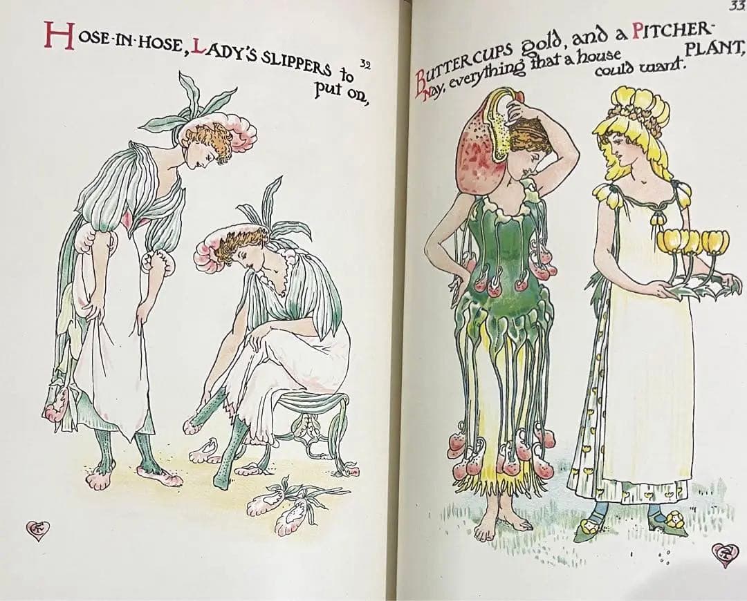 No.218レア 超希少 アンティーク 古書 洋書 絵本 ウォルター・クレイン