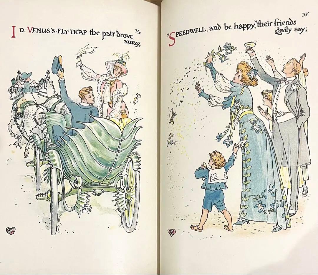 No.218レア 超希少 アンティーク 古書 洋書 絵本 ウォルター・クレイン