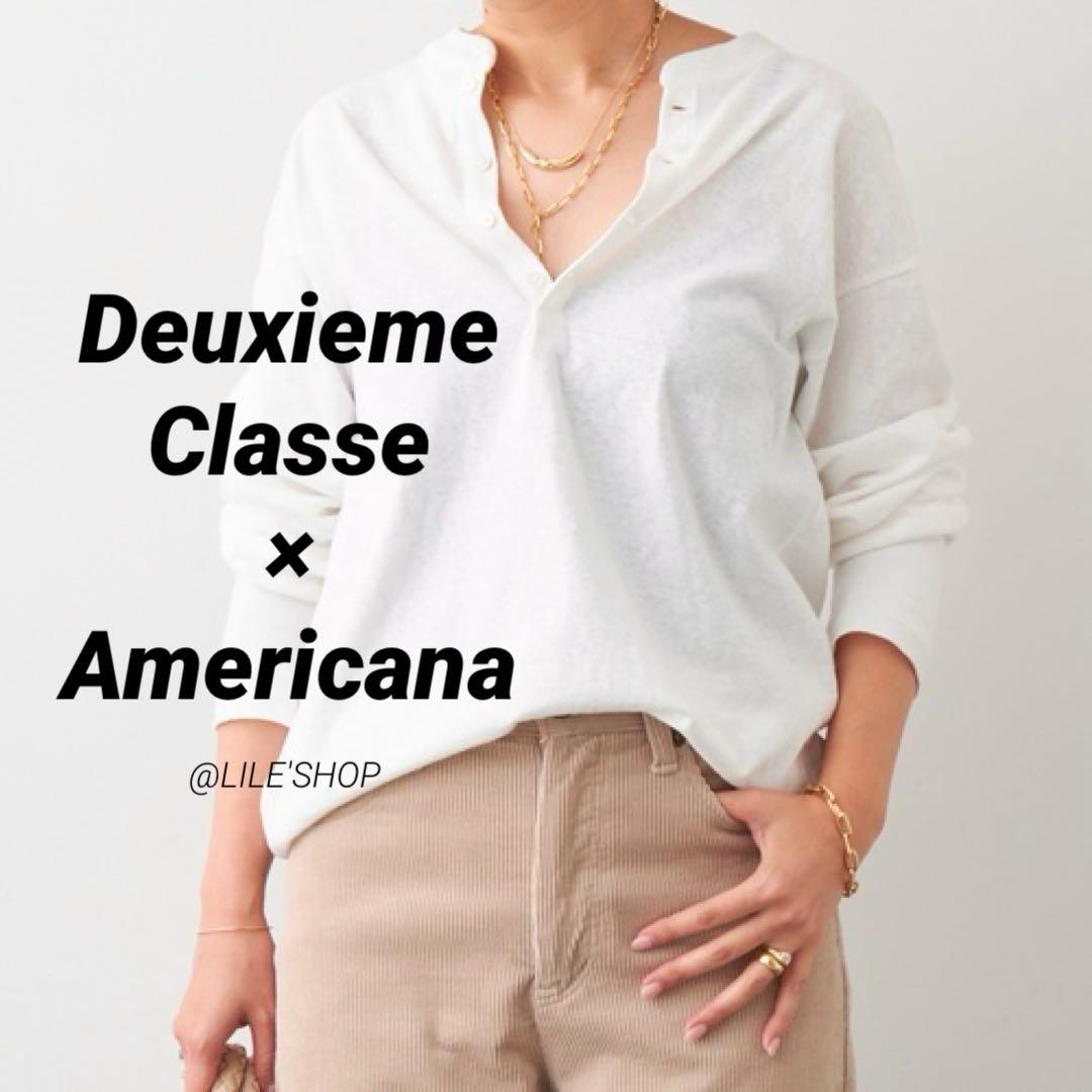 Deuxieme Classe　Americana　LONGSLEEVE TEE