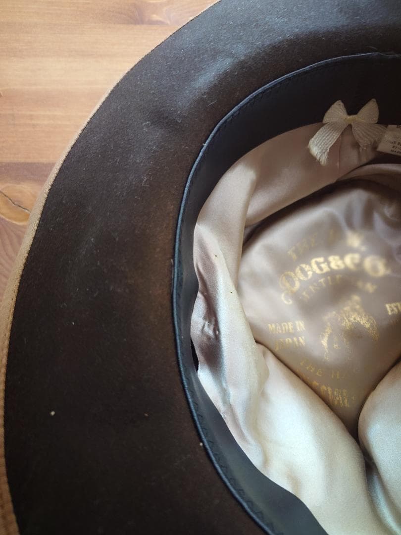 the h.w.dog＆co ビーバーフェルト オープンクラウン ハット