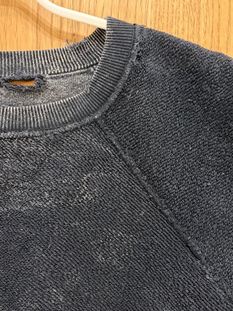 トップス Lon. TWO SIDE SWEATSHIRT Charcoal Beige