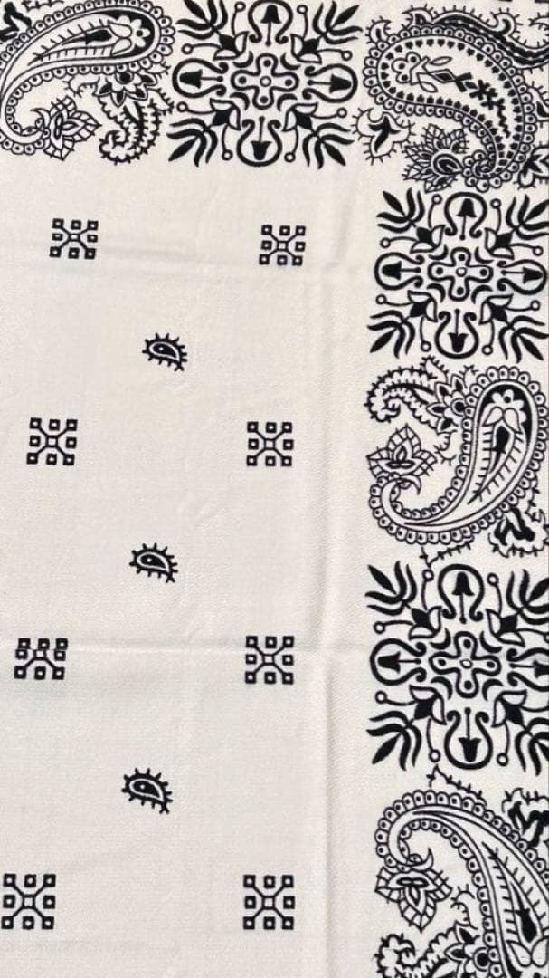 新品未使用manipuriペイズリー柄　ウールシルクストール